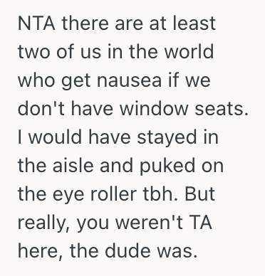 Screenshot 2025 07 19 at 6.41.35 PM Another Passenger Took Her Upgraded First Class Window Seat, So She Gave Up The Upgrade Just To Avoid Conflict