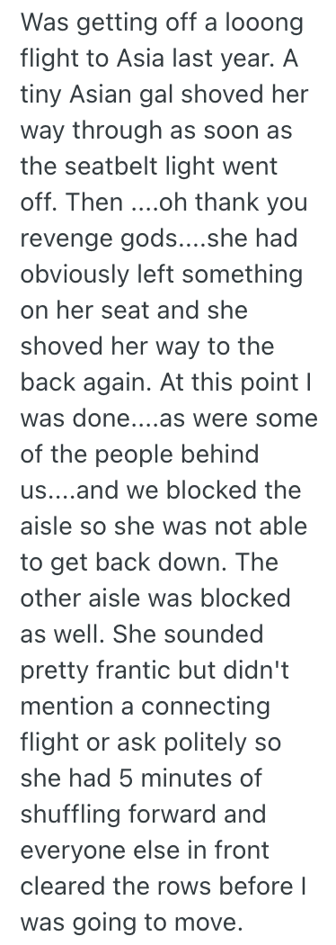 Screenshot 2025 07 20 at 10.20.22 AM A Rude Man Pushed His Way Through People To Get Off A Plane, So This Person Made Sure He Got Separated From His Son While Deplaning