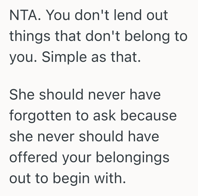 Screenshot 2025 07 20 at 12.03.23 AM She Let Her Friend Borrow An Outfit, But She Later Found Out That She Loaned Her Clothes To Someone Else
