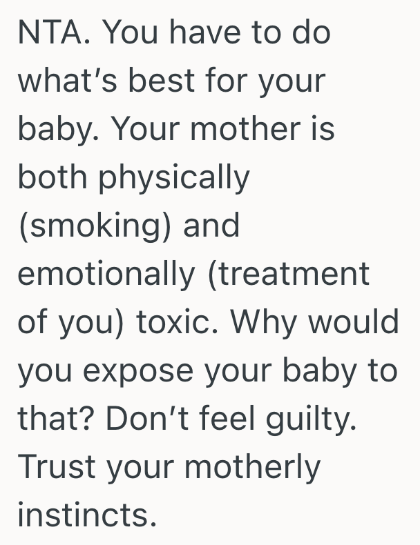 Screenshot 2025 07 20 at 2.59.58 PM Woman Has A Strained Relationship With Her Mother, And Now That She Is A New Mom Herself, She Doesnt Want Her Mother Around Her Baby