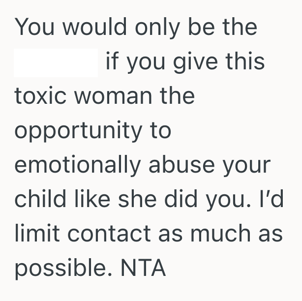 Screenshot 2025 07 20 at 3.00.38 PM Woman Has A Strained Relationship With Her Mother, And Now That She Is A New Mom Herself, She Doesnt Want Her Mother Around Her Baby