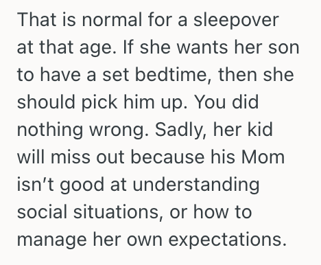 Screenshot 2025 07 20 at 6.25.46 PM Woman Let Her Son And His Friends Stay Up Late During A Sleepover, But The Mother Of One Of The Kids Called Her Irresponsible