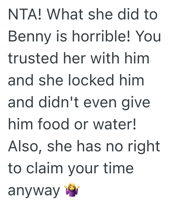 Screenshot 2025 07 21 at 11.20.21 PM Her Sister Was Cruel To Her Dog, So This Woman Said No To Babysitting Her Sisters Son For Free