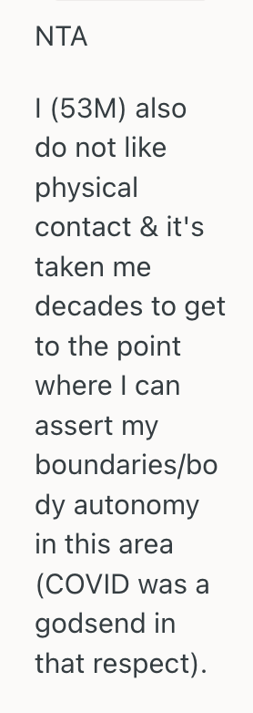 Screenshot 2025 07 21 at 11.51.11 AM Son Avoids His Mothers Hugs, But Now Hes Wondering If Hes Being Too Harsh By Creating That Space