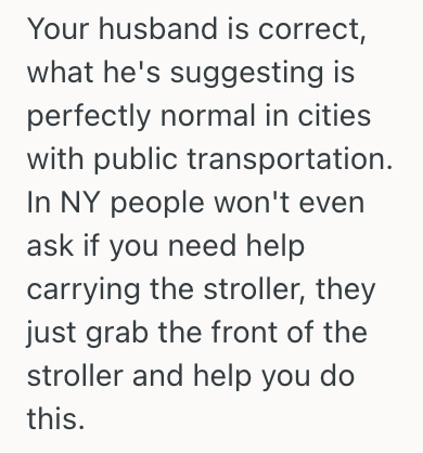 Screenshot 2025 07 21 at 9.58.42 AM Woman Refused To Carry A Stroller Up The Escalator With Her Baby Inside, But Her Husband Called Her Unreasonable
