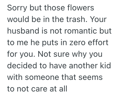Screenshot 2025 07 22 at 12.32.07 PM Woman Felt Neglected On Mothers Day, So She Ignored The Last Minute Flowers Her Husband Gave Her