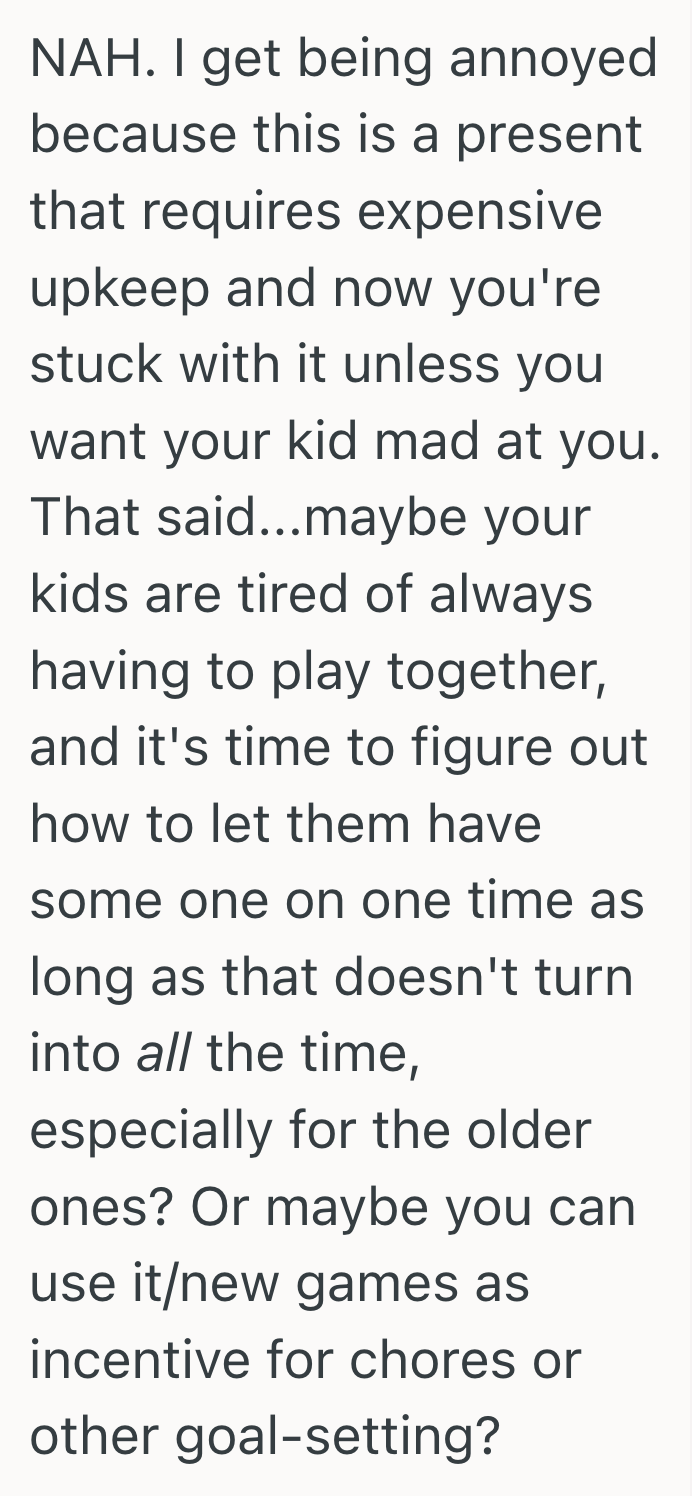 Screenshot 2025 07 23 at 3.10.45 PM A Single Fathers Ex In Laws Bought Their Grandson A PS5 Without Telling Him First, So He Felt Undermined And Questioned If The Gift Was More Trouble Than It Was Worth