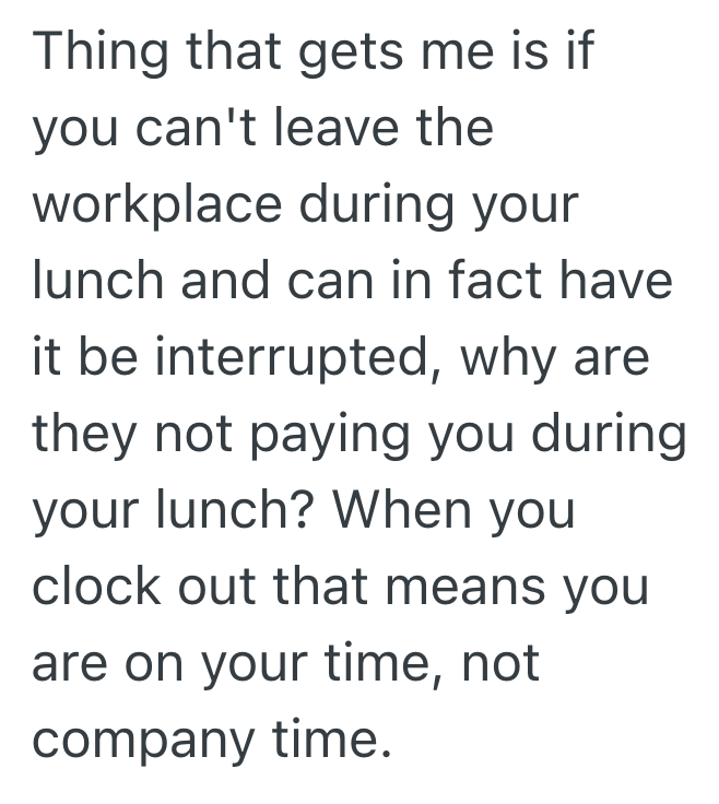 Screenshot 2025 07 25 at 11.37.19 PM Taking A Lunch Break Is Mandatory, But The New Manager Makes It More Complicated Than It Needs To Be