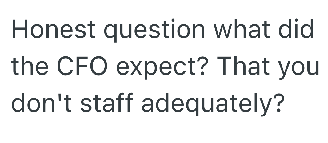 Screenshot 2025 07 25 at 2.12.03 PM 1 Hospital Staffer Pays Overtime For Weekend Hours, But The CFO Reprimands Him. Now The Hospital Is Paying A Small Fortune For An Agency To Fill Positions.