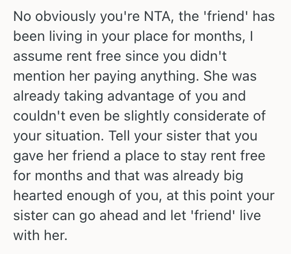 Screenshot 2025 07 26 at 2.28.10 PM Woman Let Her Sister’s Friend Stay With Her, But She Had To Make A Tough Call When The Guest Started Violating Her Boundaries