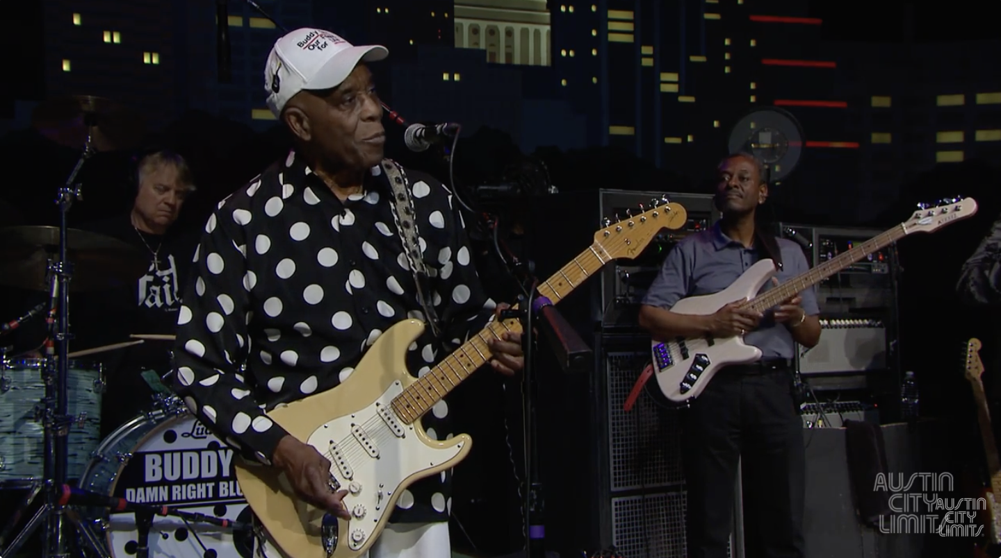 buddy guy playing guitar
