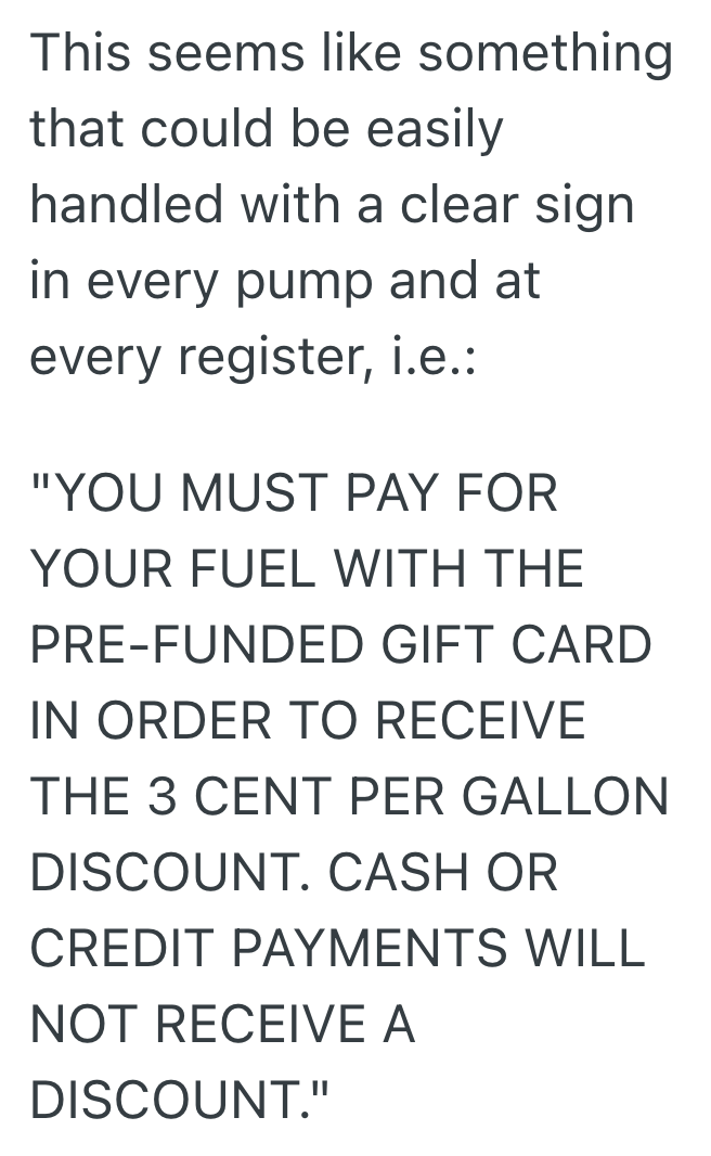 Screenshot 2025 07 27 at 1.50.24 PM Customer Has To Use A Gift Card In Order To Get A Store Discount, But She Doesnt Have Any Money On The Card