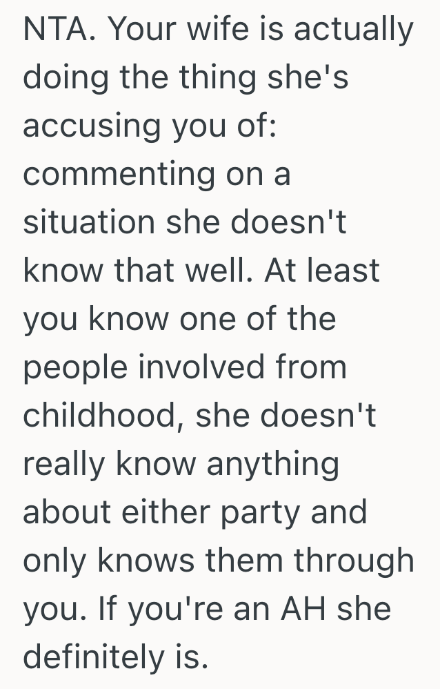 Reddit comments on the situation