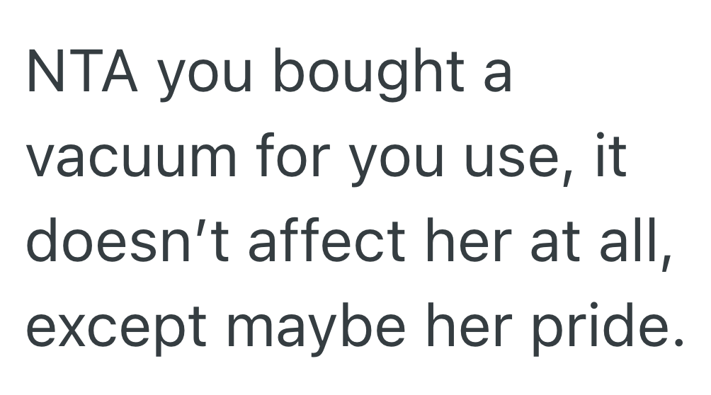 Screenshot 2025 07 29 at 1.31.30 PM Her Roommate Brings A Roomba Vacuum For Their New Apartment, So She Buys A Regular Vacuum And Now Her Roommate Is Angry