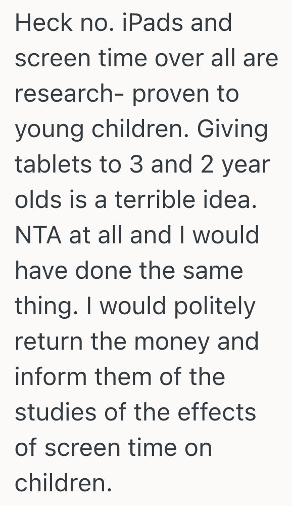 Screenshot 2025 07 29 at 6.36.19 PM Grandma Wants To Buy iPads For Her Grandkids, But Her Daughter In Law Doesnt Want Her Kids To Have Them