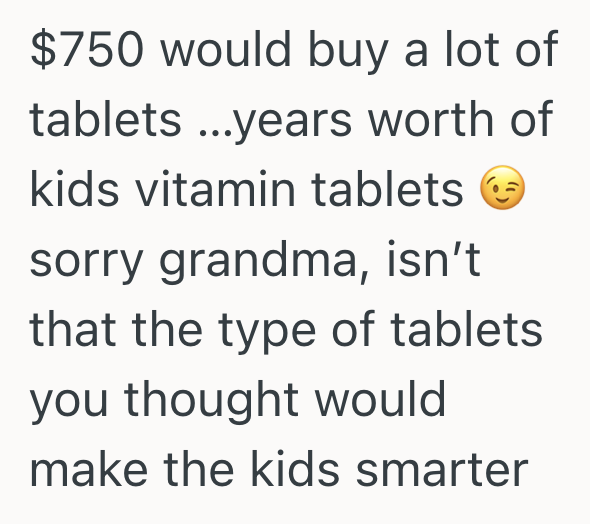 Screenshot 2025 07 29 at 6.36.51 PM Grandma Wants To Buy iPads For Her Grandkids, But Her Daughter In Law Doesnt Want Her Kids To Have Them