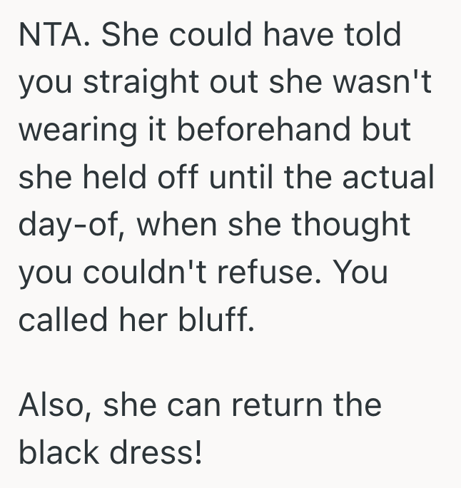 Screenshot 2025 07 29 at 7.47.57 PM Her Friend Asked To Be A Bridesmaid, But Then Showed Up In Another Dress, So She Forced Her To Leave