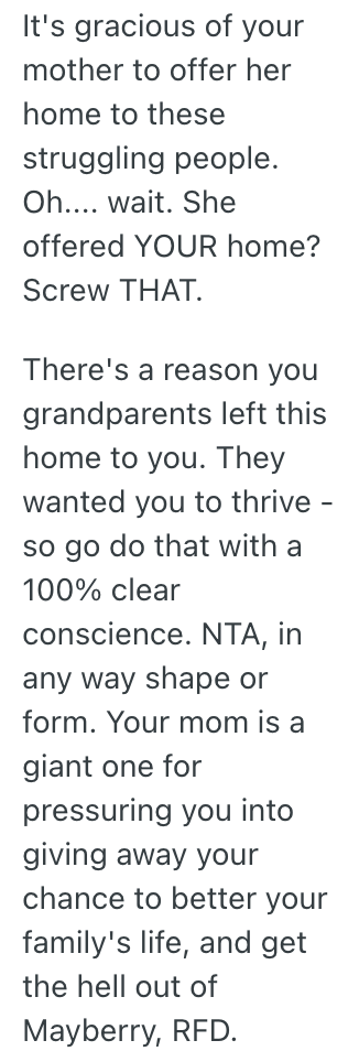 Screenshot 2025 07 29 at 8.01.50 AM His Mom Wants Him To Sell The House He Inherited For A Low Price To Be Charitable, But He Wants To Get The Most Money He Can For It