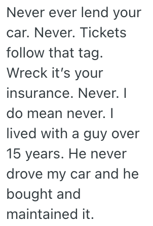 Screenshot 2025 07 29 at 8.18.46 AM Her Roommate Kept Taking Advantage Of Her Car Borrowing Privileges, So She Wont Let Her Use It Anymore