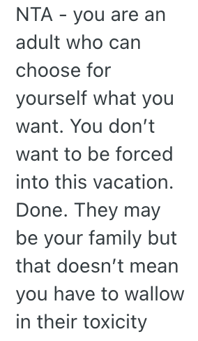 Screenshot 2025 07 29 at 9.00.04 AM Shes Expected To Go On A Family Vacation, But After Reading Reviews Of The Hotel, She No Longer Wants To Go