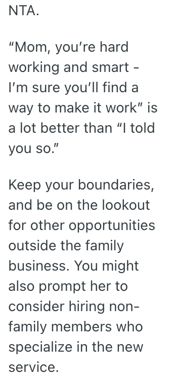 Screenshot 2025 07 29 at 9.04.53 AM Mom Constantly Relies On Them For The Business She Runs, But Theyre Tired Of Working Overtime To Help Her Out
