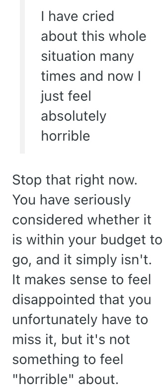 Screenshot 2025 07 29 at 9.09.10 AM She Cant Afford To Go To Her Friends Destination Wedding, But Her Friend Got Upset When She Found Out She Went On Mini Trip Instead