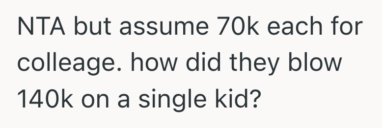 Screenshot 2025 07 29 at 9.25.08 PM She Found Out Her Parents Blew Her Inheritance On The Birth Of Her Sisters Kid, And Now Shes Unsure How To Pay Her College Debt