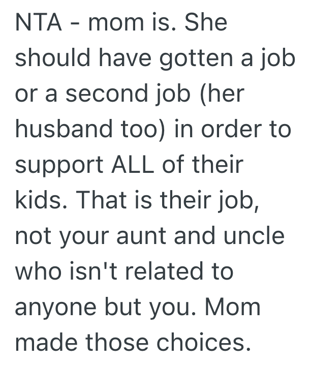 Screenshot 2025 07 30 at 1.12.33 AM Boys Aunt And Uncle Provide For Him After His Dads Demise, But The Boys Mom Resents This And Thinks They Should Help Her Other Kids Too