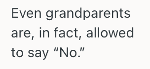 Screenshot 2025 07 30 at 10.16.48 AM Grandmother Is Not Used To Waking Up Early, So She Refused To Babysit Her Grandson In The Morning