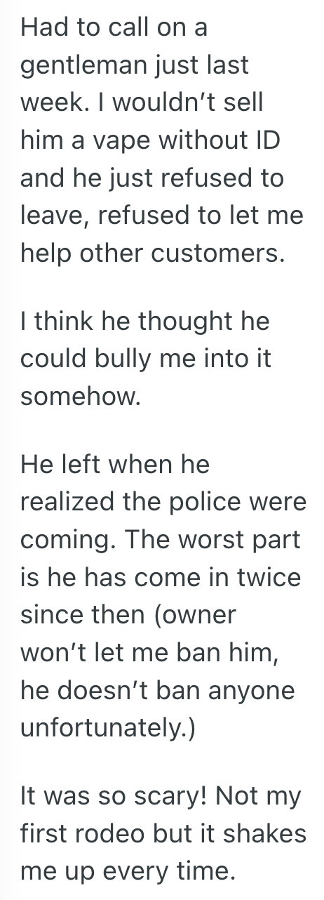Screenshot 2025 07 30 at 3.29.03 PM A Customer Transaction Spiraled Out Of Control, So One Spooked Manager Had To Call The Police To Intervene
