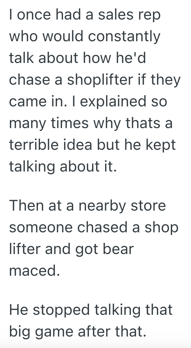 Screenshot 2025 07 30 at 7.06.36 PM Employees Know That Youre Not Supposed To Chase Shoplifters, But The Manager Runs After One Anyway