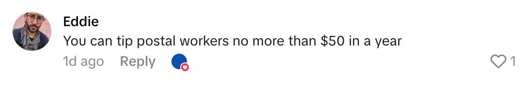 Screenshot 2025 07 30 at 8.17.59 PM US Postal Customer Sees A Possible Tip Jar In A Location, And Wonders If This Is The New Normal