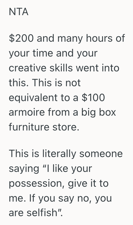 Screenshot 2025 07 31 at 1.52.30 PM She Transformed Her Great Aunts Dusty Old Armoire Into A Work Of Art, So She Never Expected The Rest Of Her Family To Turn Around And Demand It Back