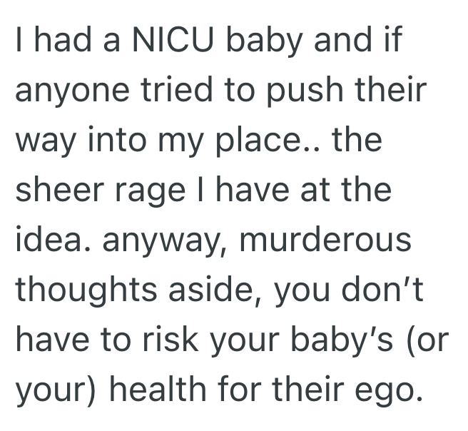 Screenshot 2025 07 31 at 11.26.57 PM Woman Refused Her Relatives Plan To Visit Her And Her Newborn, So Her Aunt Replied With A Passive Aggressive Comment