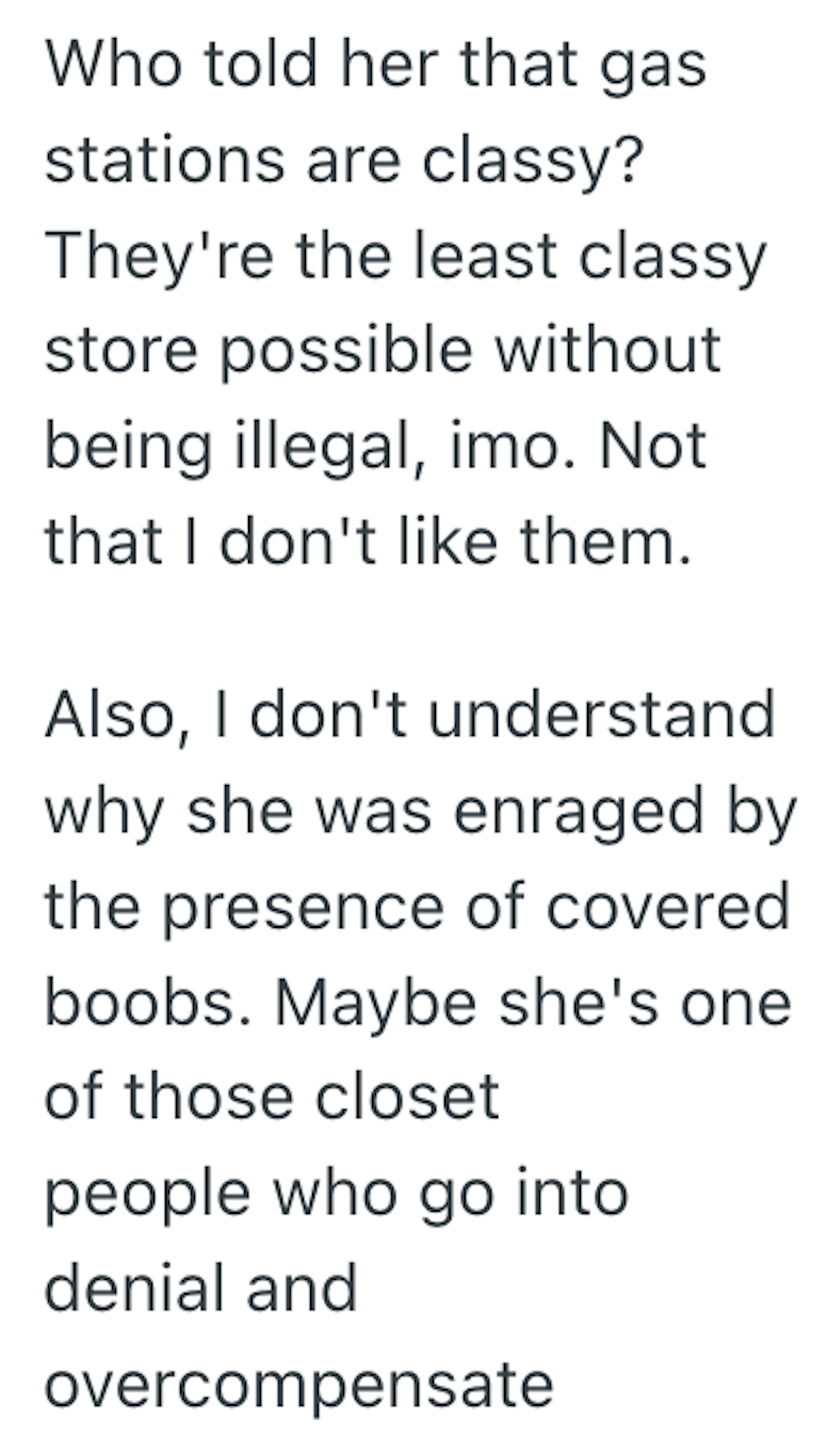 Screenshot 2025 07 31 at 4.47.53 PM Gas Station Attendant Modified Her Work Uniform For A Hot Summer Shift, But A Stranger Decided To Publicly Shame Her And Storm Out In A Rage