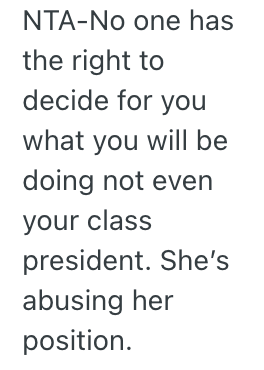 Screenshot 2025 07 31 at 7.45.06 AM A Fellow Student Signed Her Up To Participate In A School Event Without Her Permission, So She Wouldnt Participate
