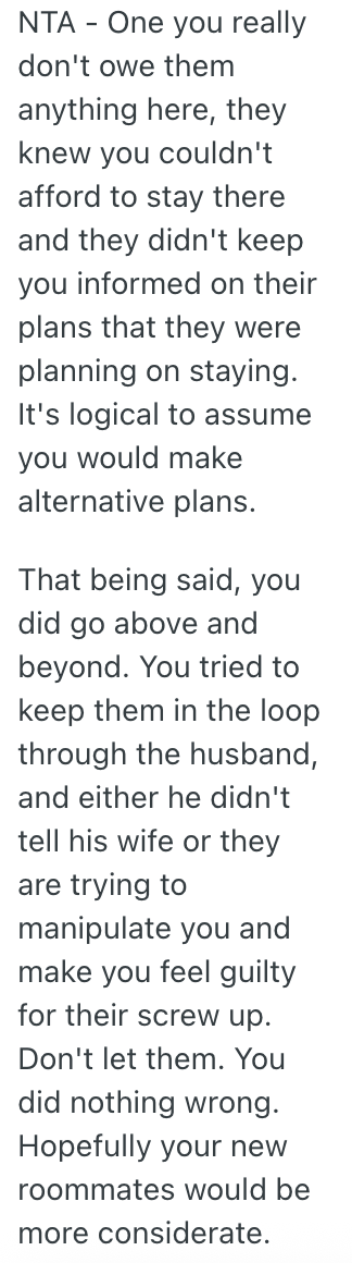 Screenshot 2025 07 31 at 7.51.15 AM She Needed To Find A New Place To Live Immediately, So She Got A New Apartment And Had To Break The News To Her Roommates