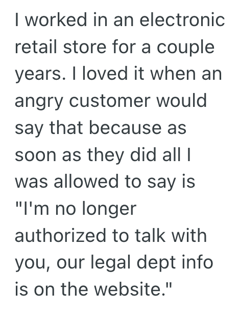 Screenshot 2025 07 31 at 7.52.26 PM Entitled Customer Threatened To Sue Over A Return Policy She Didnt Like, So The Manager Gave Her A Refund Just To Make Her Leave Faster
