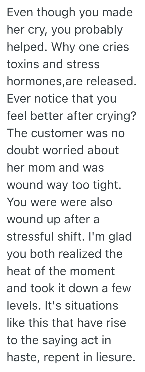 Screenshot 2025 07 31 at 9.36.09 PM Impatient Customer Lashed Out About A Late Pickup Order, But When The Cashier Made The Customer Cry, They Instantly Regretted Speaking Up