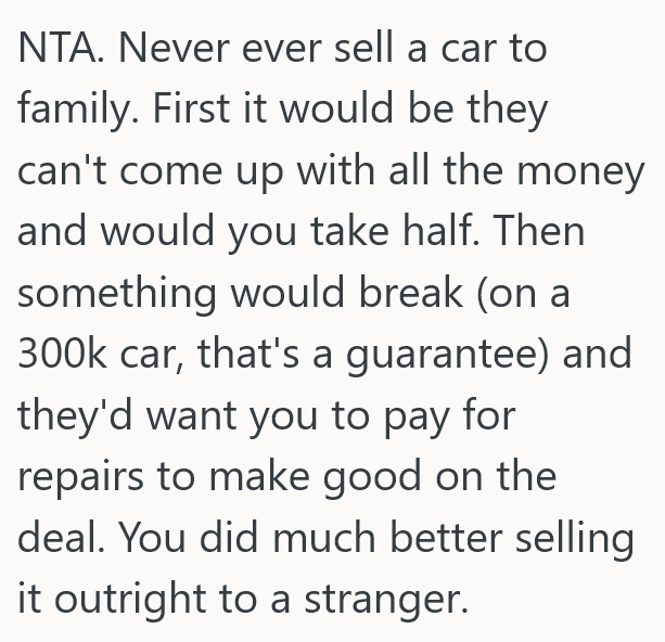 Screenshot 3 94065b Daughter Inherited A Car From Her Late Father, So Her Cousins Family Tried To Buy Her Other Vehicle. But When They Couldnt Come Up With The Money, She Sold It To Somebody Else And The Fam Isnt Happy About It.