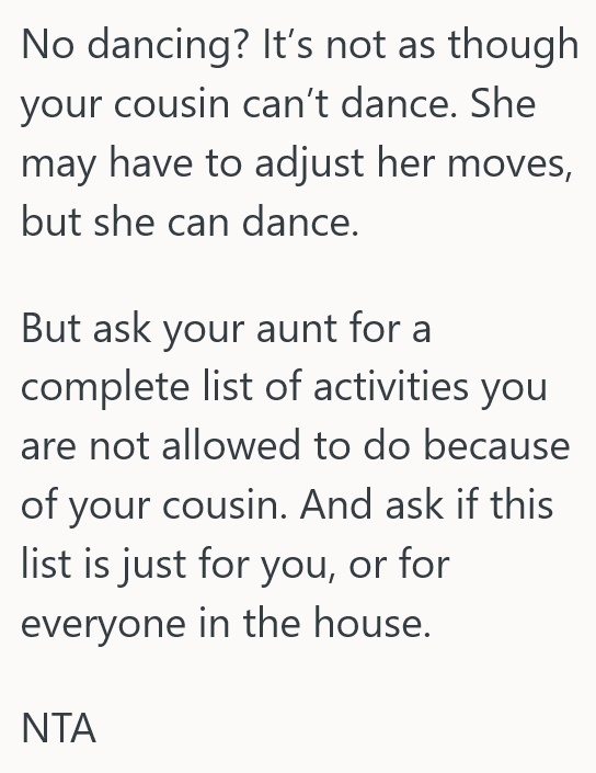 Screenshot 3 df536d She Dances Around To Pass The Time While She Cleans, But Her Wheelchair Bound Cousin Is Getting Jealous Watching Her