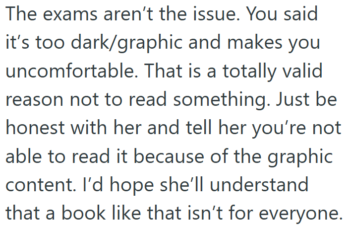 Screenshot 4 0a2400 Her Friend Realized Her Dream Of Publishing A Novel, But She Didnt Like The Book And Cant Bring Herself To Finish Reading It