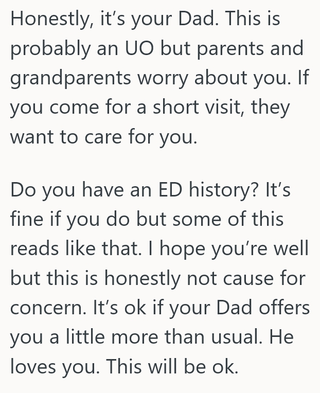 Screenshot 4 6d0e00 Her Dad Says Shes Not Eating Enough, But Its Not Clear Just How Much He Thinks Enough Would Be