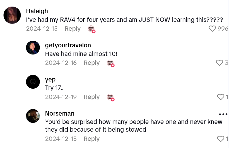 Screenshot 4 b7ec44 Neat Trick For Rav 4 Storage Is A Good Reminder That Were Probably Missing A Lot Of Our Cars Features