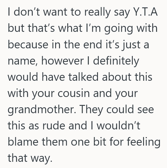 Screenshot 4 c173ab She Named Her Second Daughter After Her Grandmother, But Someone Else In The Family Had Already Claimed That Name