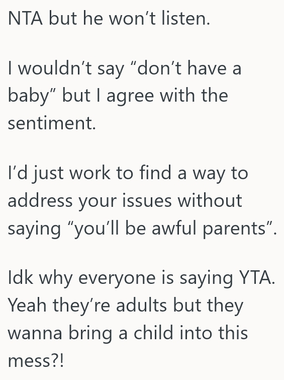 Screenshot 5 72cd40 Her Brother And His Girlfriend Are Trying To Have A Baby, But She Thinks In Their Case Thats An Extremely Bad Idea