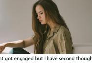 He Proposed In Front Of His Family Without Telling Hers, And Now She’s Wondering If She Was Pressured Into Saying Yes