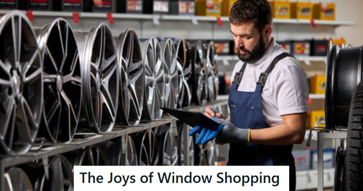 Worker at an auto parts shop