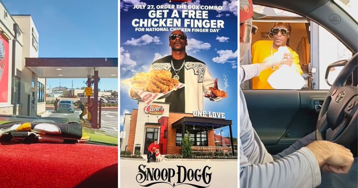 Snoop Dog at Raising Cane's