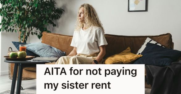 Woman sitting on couch